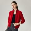 Zhaojun Women's 100% Cashmere Thickened Cardigan
