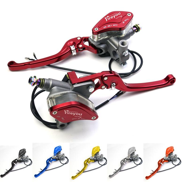 Lever Adjustable Handle Hydraulic Clutch Brake Pump Master Cylinder Motorcycle Racing Universal For Yamaha Kawasaki Brake