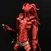 Knight Chief Yegrit Scarlet Knight Shadow Knight Hand-made Mold,12*17.5*22 Cm