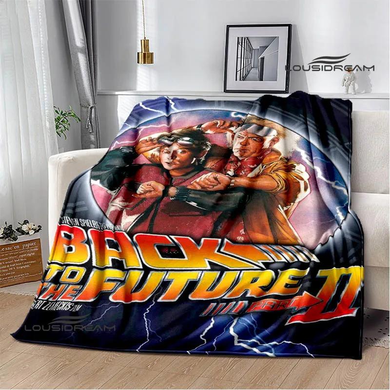 Movie Back To The Future blankets picnic blanket Warm Flannel blankets Soft and comfortable blanket bed linings Birthday Gift