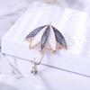Brooch High-End Sense Niche High-End Women'S Silk Scarf Buckle Alloy Corsage Small Fragrant Wind Pearl Rhinestone High-End