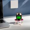 UFO Цифровой Настольный Декор с Никси-Трубками, Синхронизируемый по WiFi, Многофункциональный Текстовый Индикатор Bitcoin/Акции/Forex в Реальном Времени для Настольных Украшений