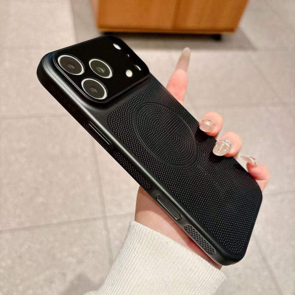 Магнитный чехол-книжка Apple Pro Max с охлаждающей сеткой