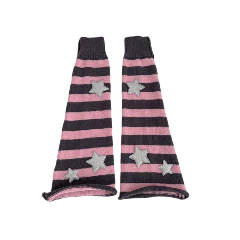 Y2K Thigh High Socks Knitted Boot Socks Harajuku Style Leg Covers Autumn Winter