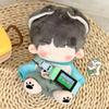 Game Cotton Stuffed 20cm Doll Clothes Cartoon Animal Pattern Suspender Pants T-shirt Trousers Suit