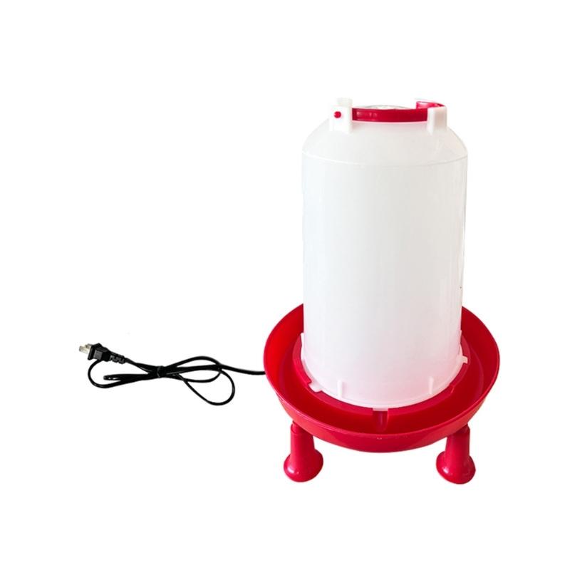 Efficient Electric Heated Waterer for Livestock with Safety Mechanisms Water Dispenser Feeder for Poultry Duck Chicken