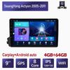 Автомобильный мультимедийный плеер Android 2 Din для SsangYong Actyon 2005-2011, головное устройство, стерео Carplay, GPS-навигация, BT, WIFI, 4 + 64 ГБ