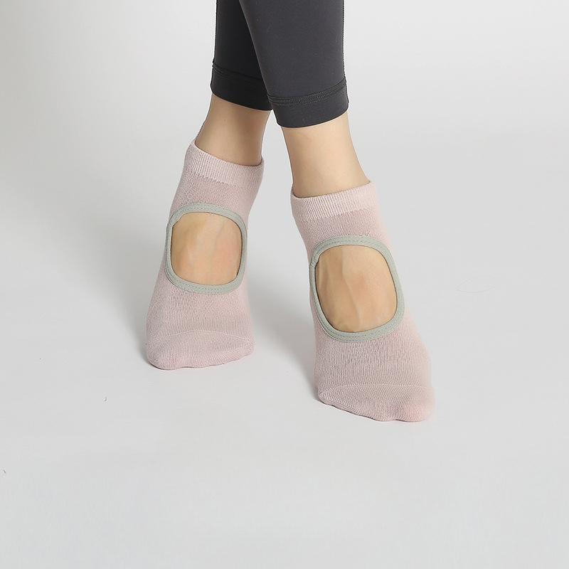 Women Spring and Summer Yoga Dance Sports Fitness Pilates Silicone Non Slip Socks