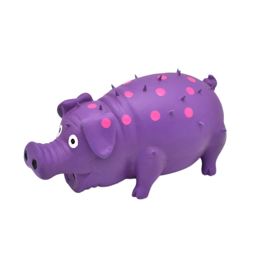 Игрушки для собак, головоломки с молярами, голос свиньи, латексные игрушки для домашних животных, латексная свинья, латексная игрушка для собак, скрипучая игрушка в горошек, игрушка для собак-свиней