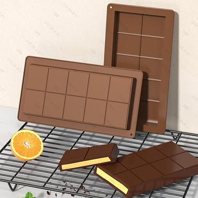 1/2шт 10-луночные формы для шоколадных батончиков 3D силиконовые формы для шоколада в Дубае для начиненных батончиков силиконовые формы для тортов на день рождения подарки ручной работы