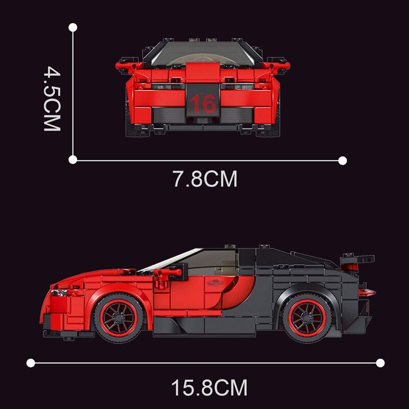Mold King 27027 Техническая модель автомобиля, строительные блоки для мальчиков, скоростной автомобиль с коробкой для дисплея, строительные игрушки для детей