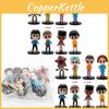 Фигурки из ПВХ Stranger Things 5 со подставками для домашнего декора и коллекции
