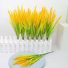 7 Forks Artificial Wheat Ears Rice Plant Bouquet Realistic Simulated Non Water Needed Easy To Care Indoor/Outdoor Decor