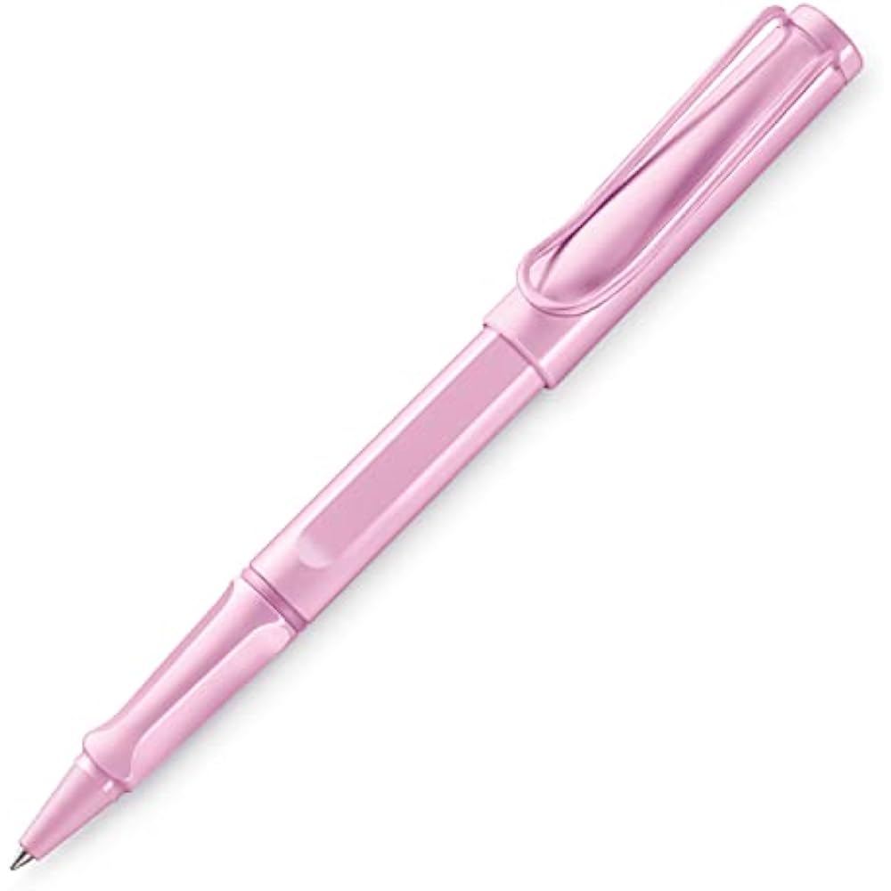 Ручка-роллер LAMY из рами Safari, на водной основе, цвет Светло-розовый L3D2LR, обычная, импортная
