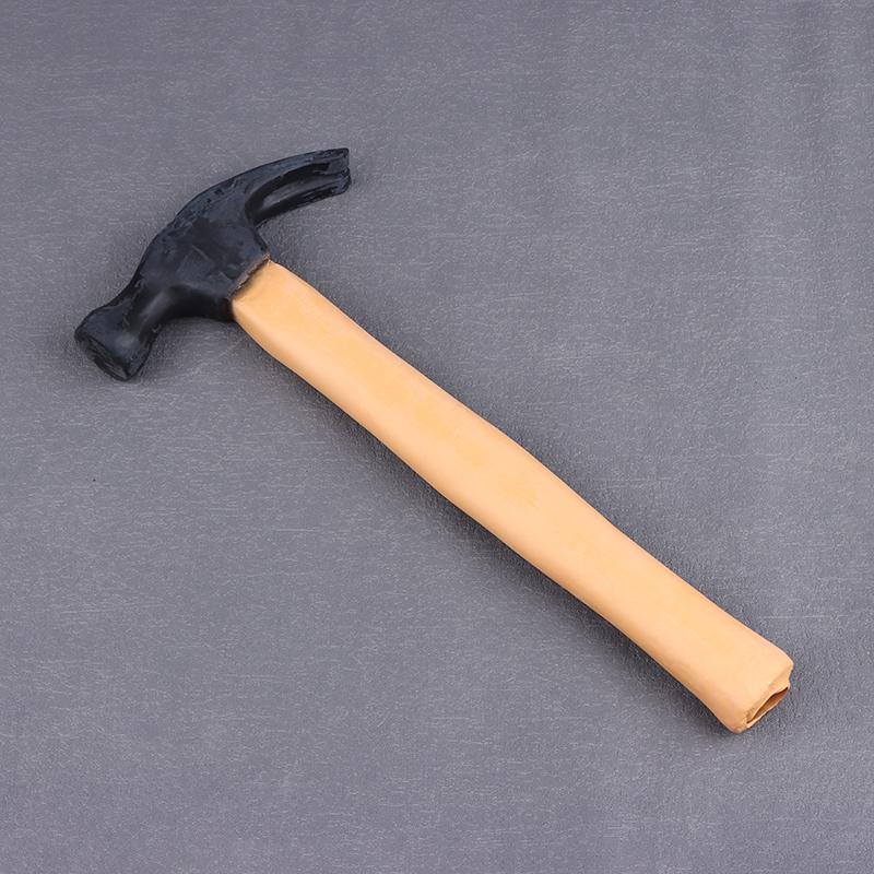 Смешной молоток для розыгрышей Мягкий реалистичный коричневый резиновый молоток Юмористический новый инструмент для розыгрышей и развлечений Смешные подарки-розыгрыши Игрушка