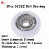 10pcs 625ZZ 693ZZ MR105-2RS MR63ZZ 608RS MR83 MR105ZZ 681ZZ Miniature Ball Bearings Metal Micro Bearing