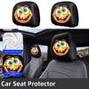 2Pcs Exaggerated Car Pillowcase Cartoon Car Seat Headcover Car Headrest Covers Gift for Car Lover