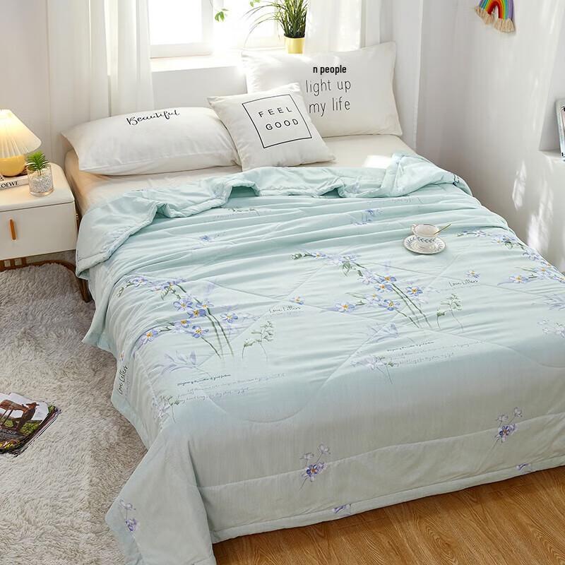 Beigaman Lavender Soybean Summer Quilt