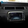 Настоящее мягкое углеродное волокно для Chevrolet Camaro 2013 2014 2015 Аксессуары Внутренняя отделка Наклейка на панель переключателей кондиционера автомобиля