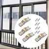4x Sash Pulley Sliding Door Roller Reliable Sturdy Replacement Easy Installation Runner Wheel Track