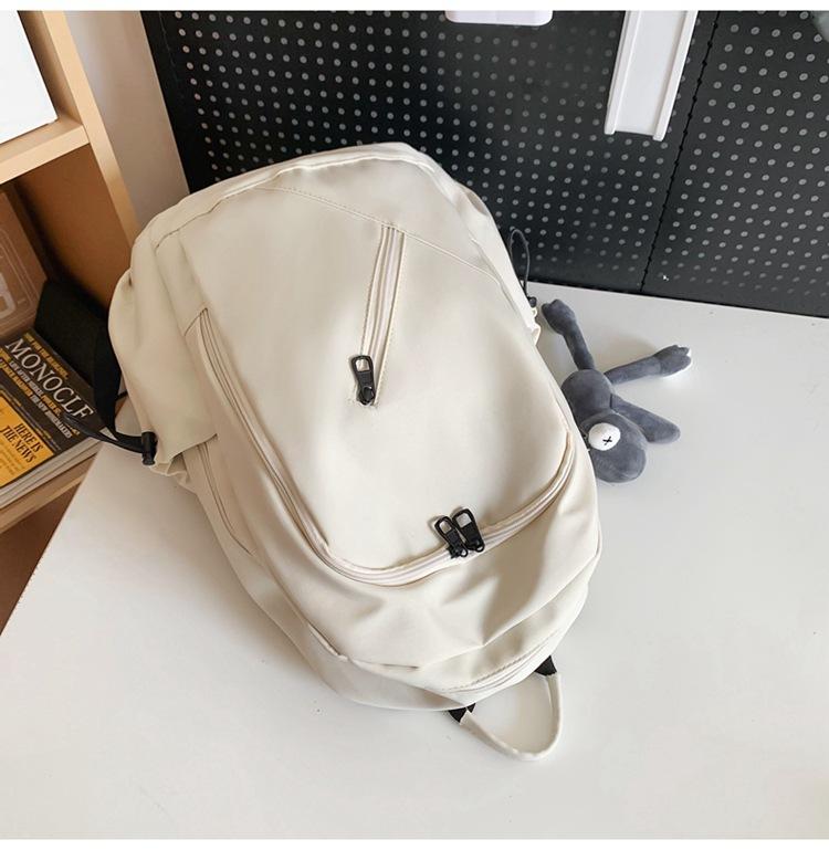 Рюкзак школьной сумки сплошного цвета Унисекс для учащихся средней школы