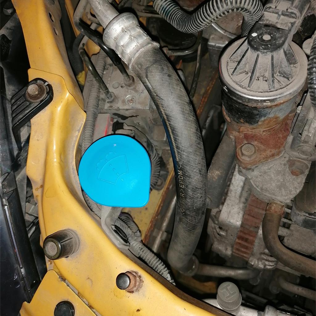 76802-SJD-003 Car Fluid Reservoir Bottle Cap Windscreen Washer Cover for Honda Jazz Fit MK1 2002 - 2008 76802-SAG-H01 Hoses Windshield Washer 1