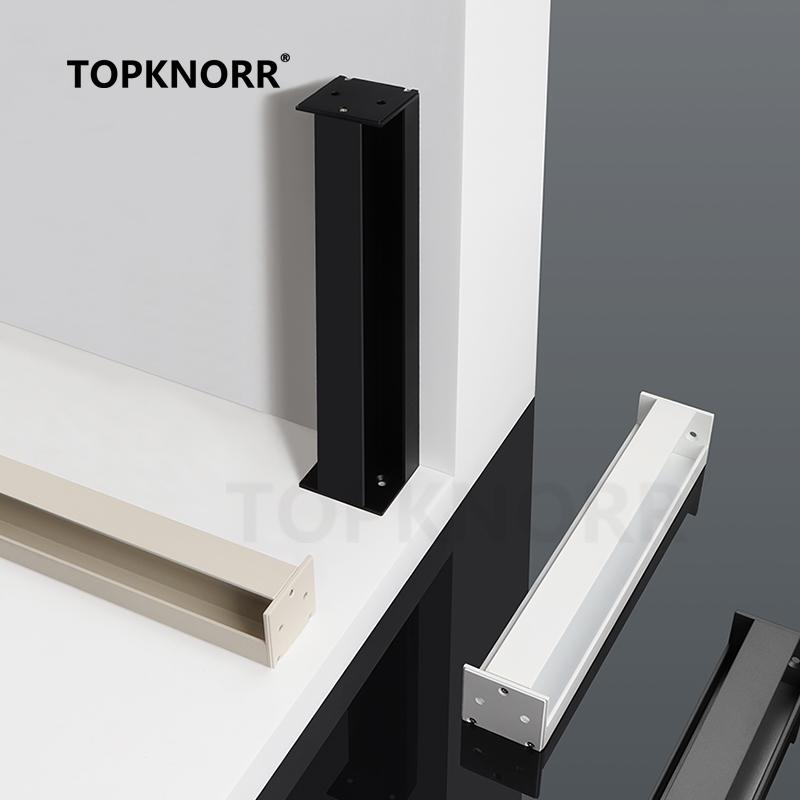 Pocket Door Side Handle Mobile Door Invisible Handle Embedded Sliding Door Concealed Handle Furniture Handles Indoor Kitchen
