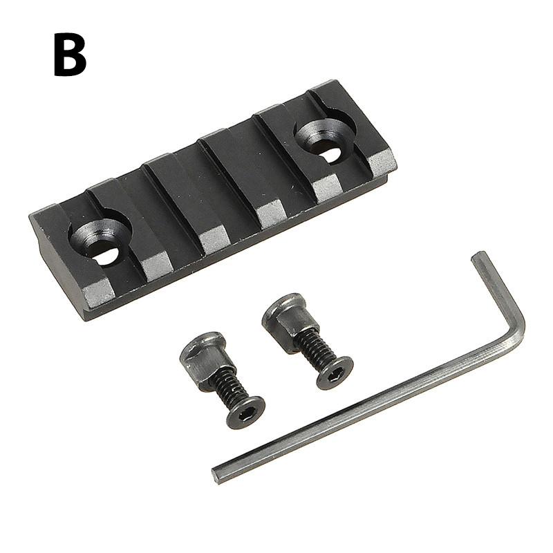 F016 Нейтральный Keymod Металлическая направляющая полоса Охотничий тактический алюминиевый слот