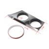 ABS Plastic Center Console Cup Holder Car Water Cup Holder Sticker Trim Cover for BMW E81 E82 E87 E88 1 Series 2004-2011 LHD