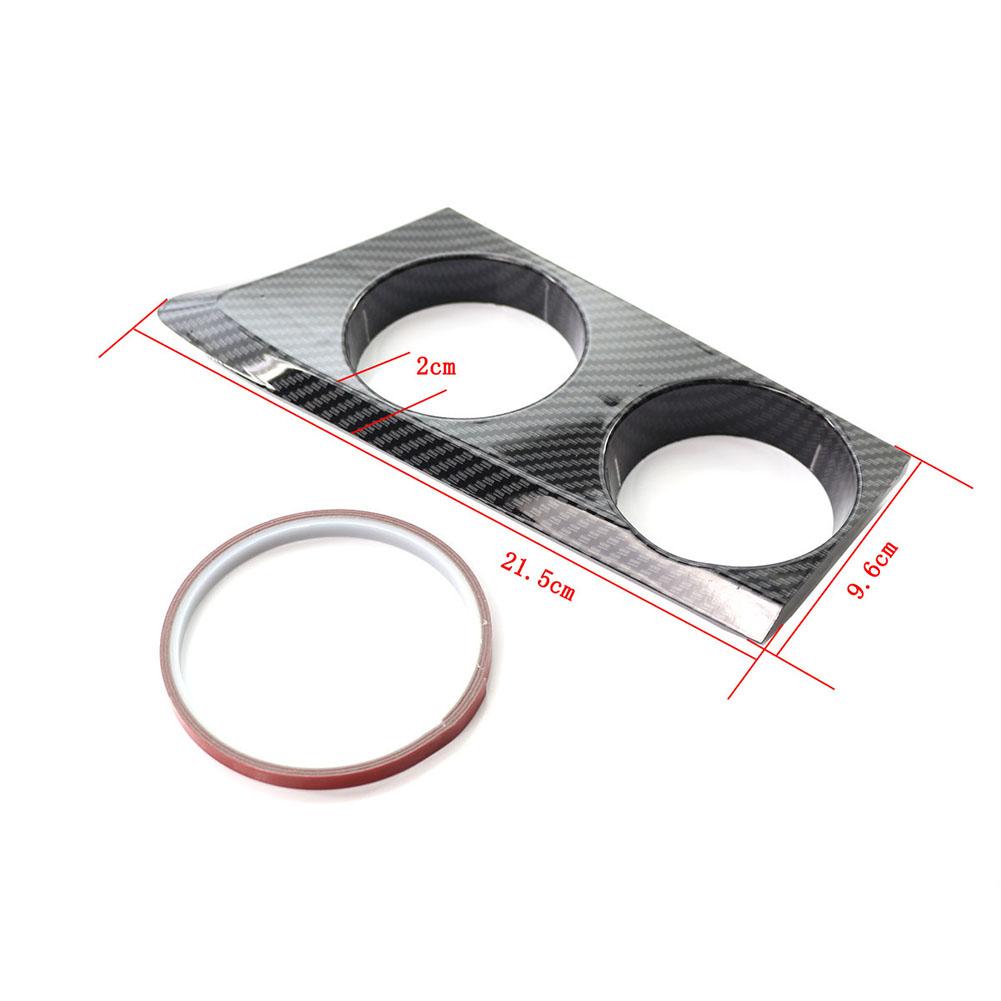 ABS Plastic Center Console Cup Holder Car Water Cup Holder Sticker Trim Cover for BMW E81 E82 E87 E88 1 Series 2004-2011 LHD