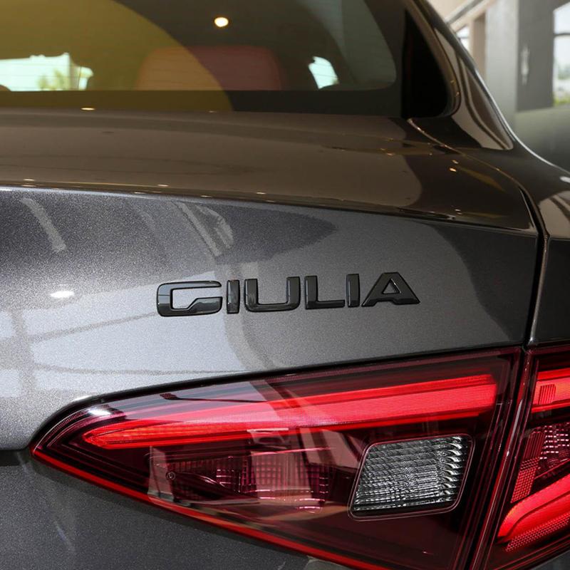 1 шт. Q2 Q4 Giulia Stelvio Veloce Ti Логотип Автомобиль Эмблема Значок Наклейки Задняя Крышка Багажника Для A-lfa R-omeo 156 159 Mito Giulia GT Brera Spider Giulietta 147gt 166