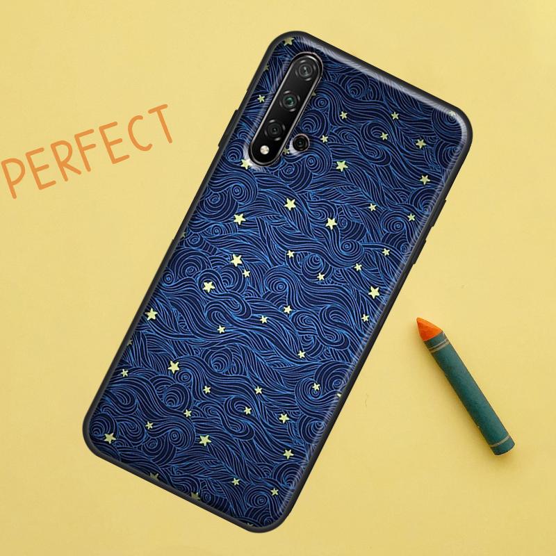 Звезды Красочный Чехол Для Huawei Nova Y90 Y70 Y61 Y60 9 10 SE Nova 5T 11i 8i 7i 3i P20 P40 P30 Lite P60 Pro