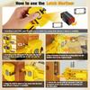 Accurate Scoring Door Mortise Tool Door Mount Door Installation Kit  1-3/8" or 1-3/4" Thick