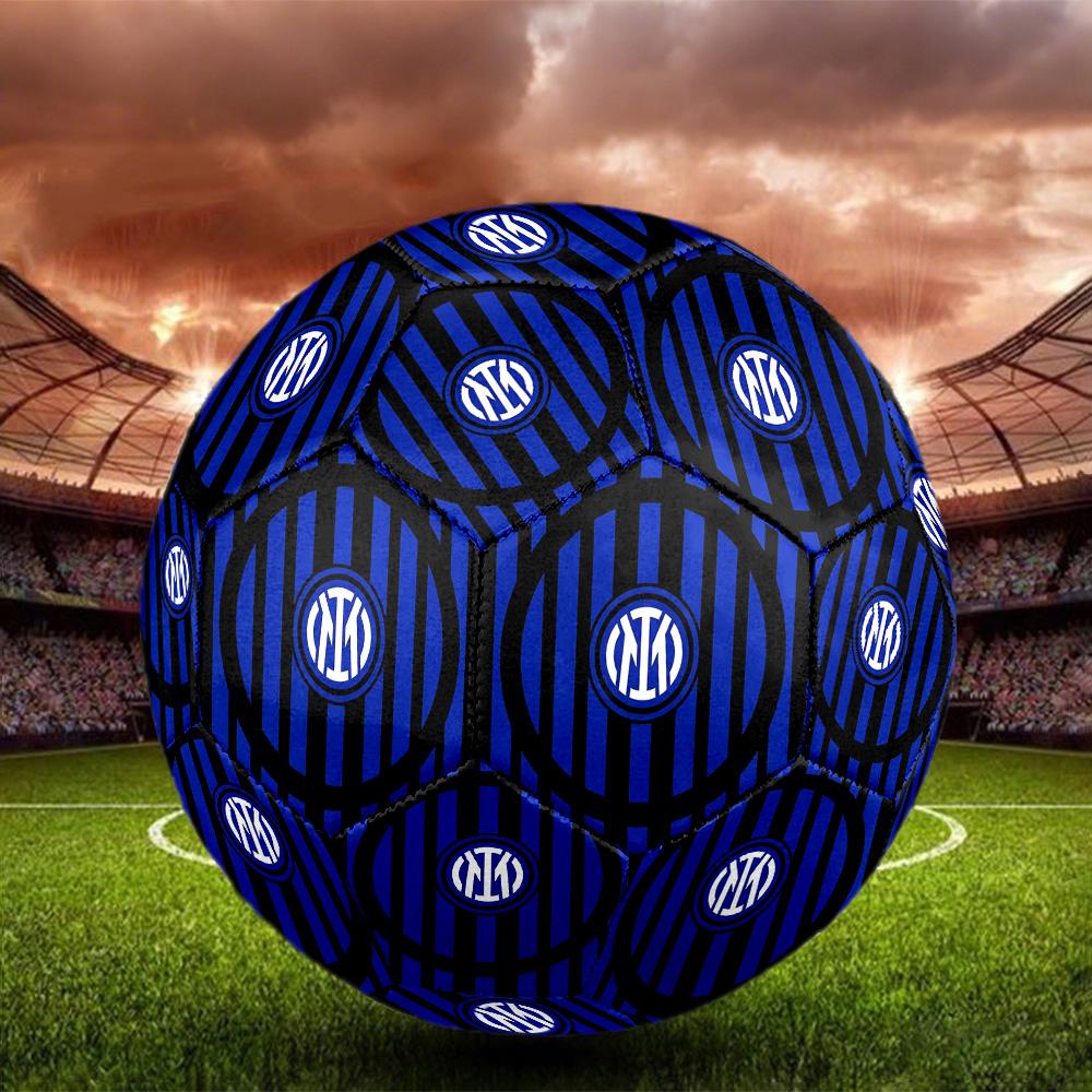 1 шт. Футбольный мяч для зала Inter Milan, цветной, для всех возрастов, машинная строчка, ПВХ, готов к соревнованиям, прочный, с высоким отскоком, HE3