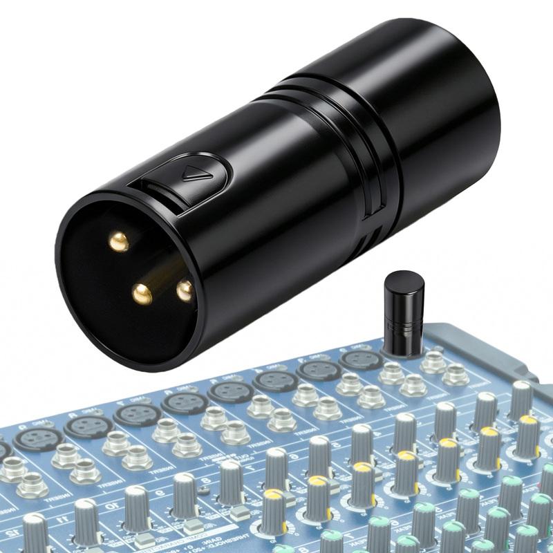 120 Ohm 3-Pin XLR/DMX Terminator 3 Pin XLR Male Microphone Cable Connectors Audio Converter Connector Adapte