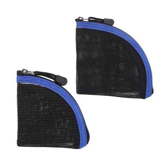 Fly Fishing Leader Fishing Leader Pocket Wallet Black Mesh Fly Tippet Line Storage Bag