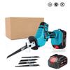 Cordless Electric Reciprocating Saw Adjustable Speed Cutting Bandsaw PVC Pipe Wood Metal Cutting Tool