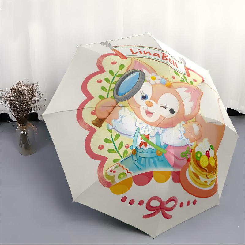 1pc LinaBell Automatic Folding Umbrella:Portable Folding design, Lightweight for Women/Men., Stylish Sunshade 8