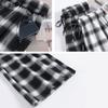 Летние спортивные штаны женские черно-белые брюки в клетку женская мода винтажные мешковатые тонкие брюки женская повседневная одежда