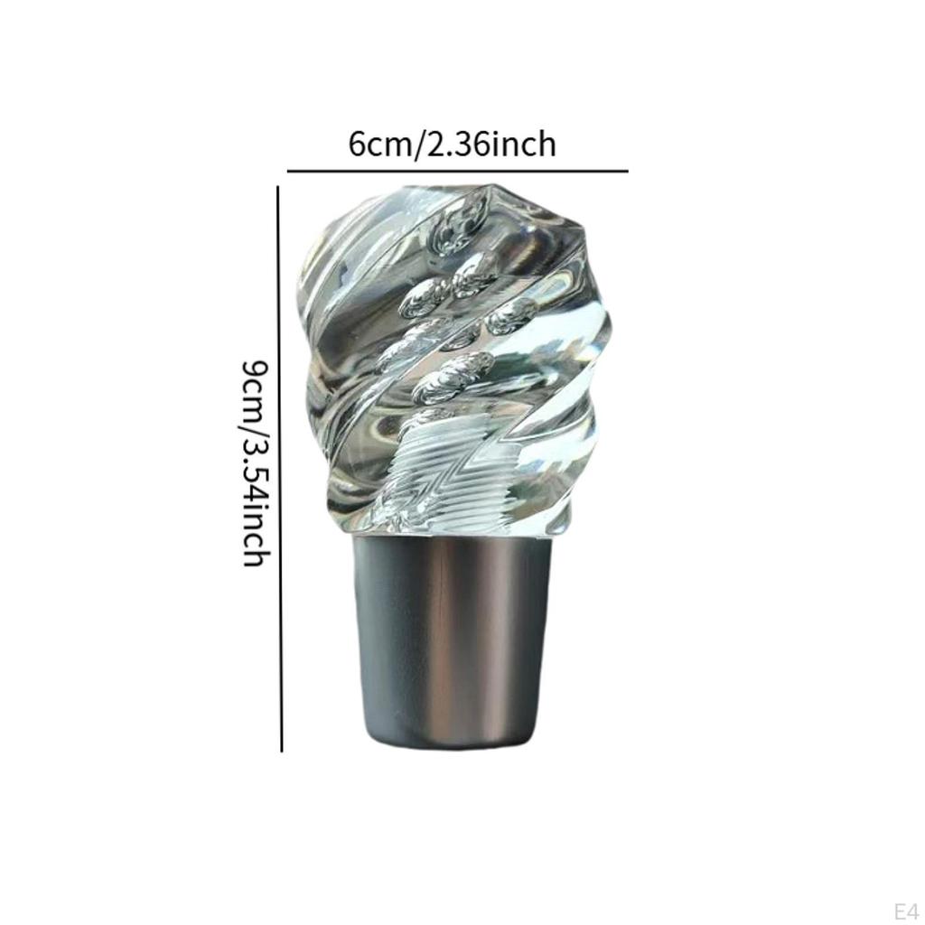 Ручка переключения передач автомобиля, многоцветные светодиодные фонари, красивая прозрачная ручка для большинства моделей грузовиков