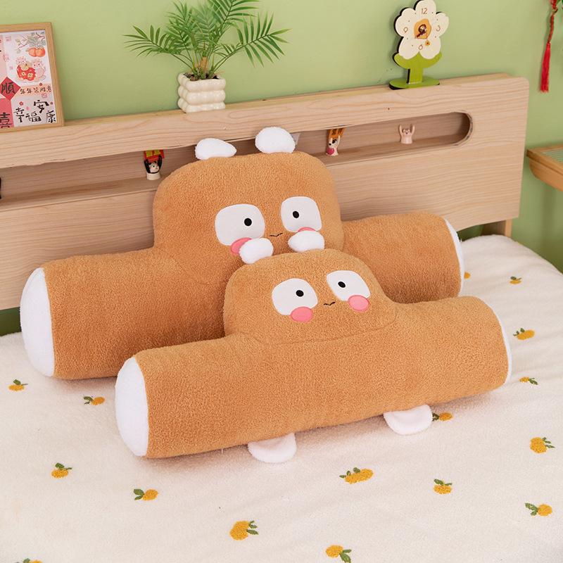 Car Waist Long Plush Large Cushion Car Waist Pillow Nap Pillow Bedside Sleeping Pillow
