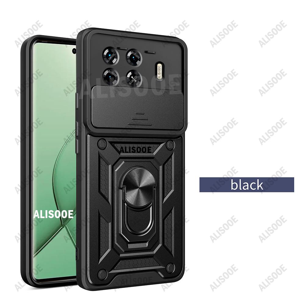Armor Funda для Tecno Spark 20C 20 Pro Plus 10 10C 4G Case Slide Camera Protection Ring Stand Cover для Tecno Spark 20 Pro+ Capa