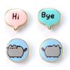 Pusheen the Cat "Hi , Bye" Stud Earrings Set