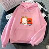 Duck Kawaii Cartoon Hoodies Casual Long Sleeve Ropa Mujer Sweatshirt Comfortable Regulai Fit Women Men Sudaderas Con Capucha