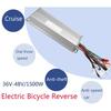 Контроллер скорости мотора электровелосипеда 36-48В 1500Вт