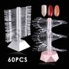 Gel Polish Spiral Shelf Nails Showing Shelf Nail Art False Tips Manicure Shelf Display Stand
