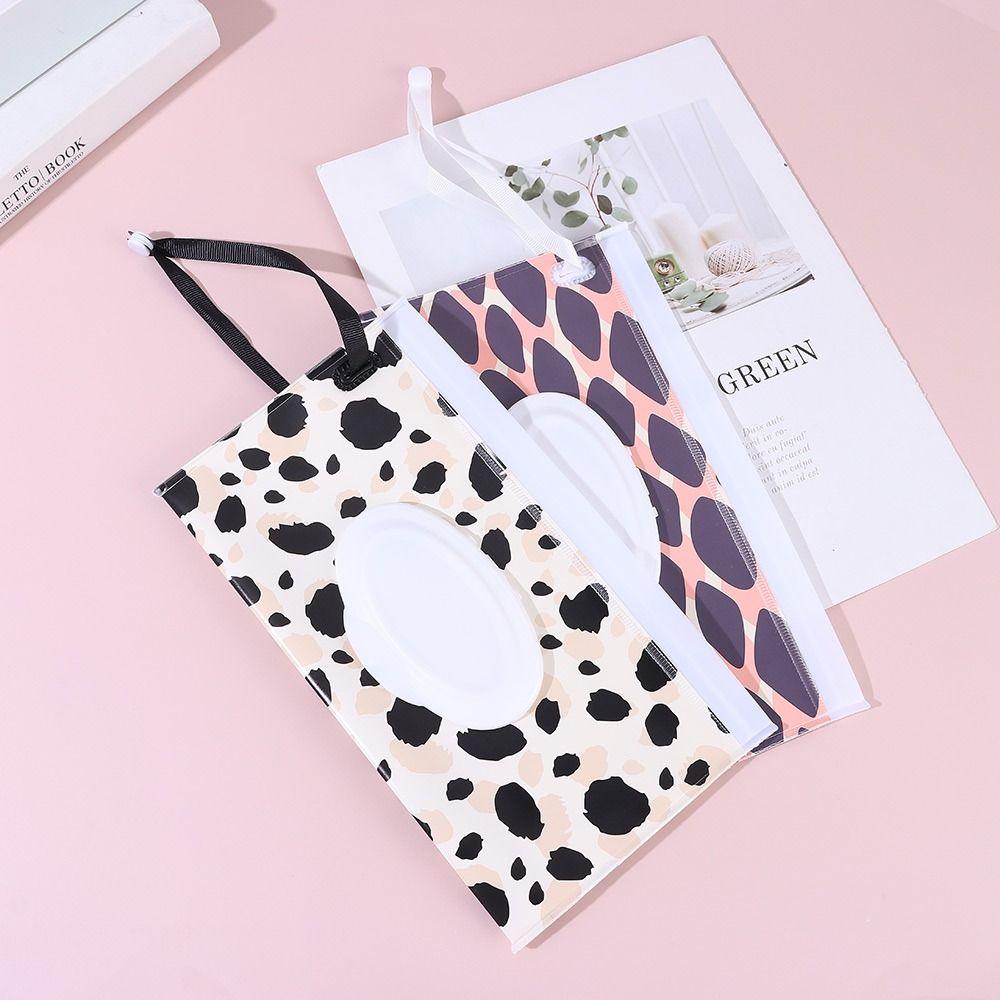 EVA Wet Wipes Bag Flip Cover Wipes Holder Case Cute Stroller Accessories Home