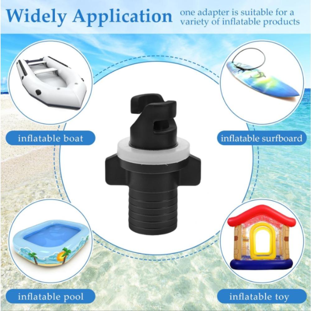 1PC Inflatable Kayak and Raft Adapter; Universal Valve Adapter for SUPs and Surfboards 7