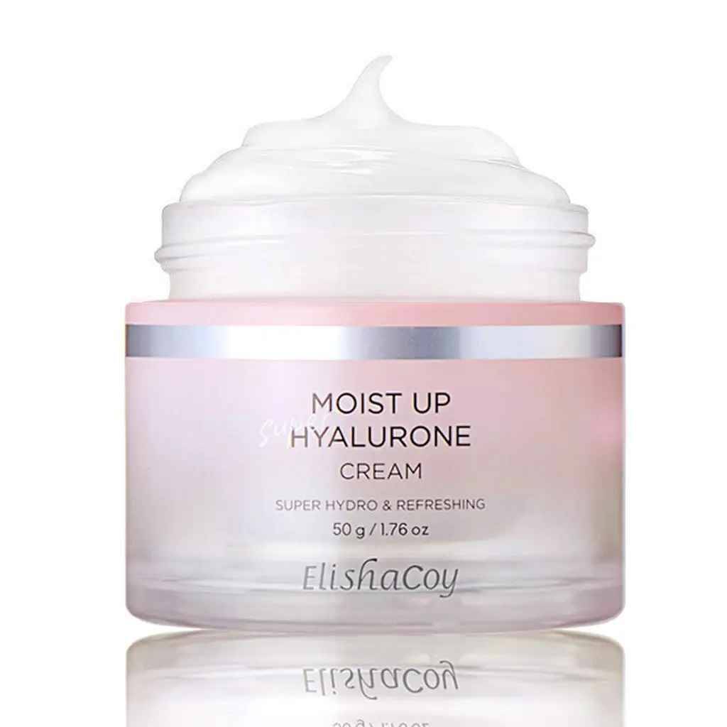 ElishaCoy Moist Up Super Hyalurone Cream 50 г, увлажняющий, Kbeauty, корейская косметика, пробник