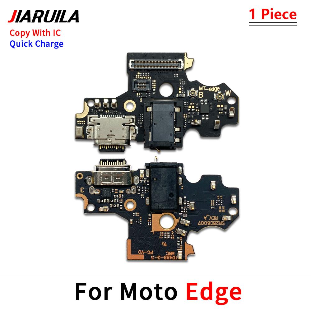 Для Moto Edge 20 Lite Pro Edge 30 Fusion Neo USB-порт для зарядки Зарядная док-станция Разъем Дополнительный шлейф с микрофоном